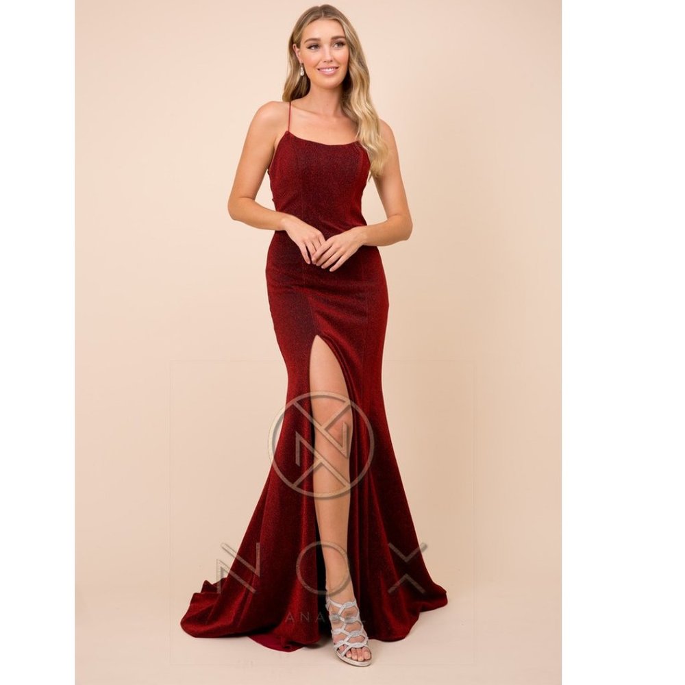 BEAUTIFUL DRESS-R358-BURGUNDY